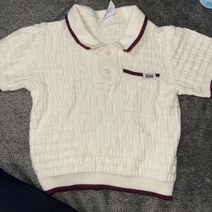 Kith button down monogram shirt. 9-12 months. Used once.